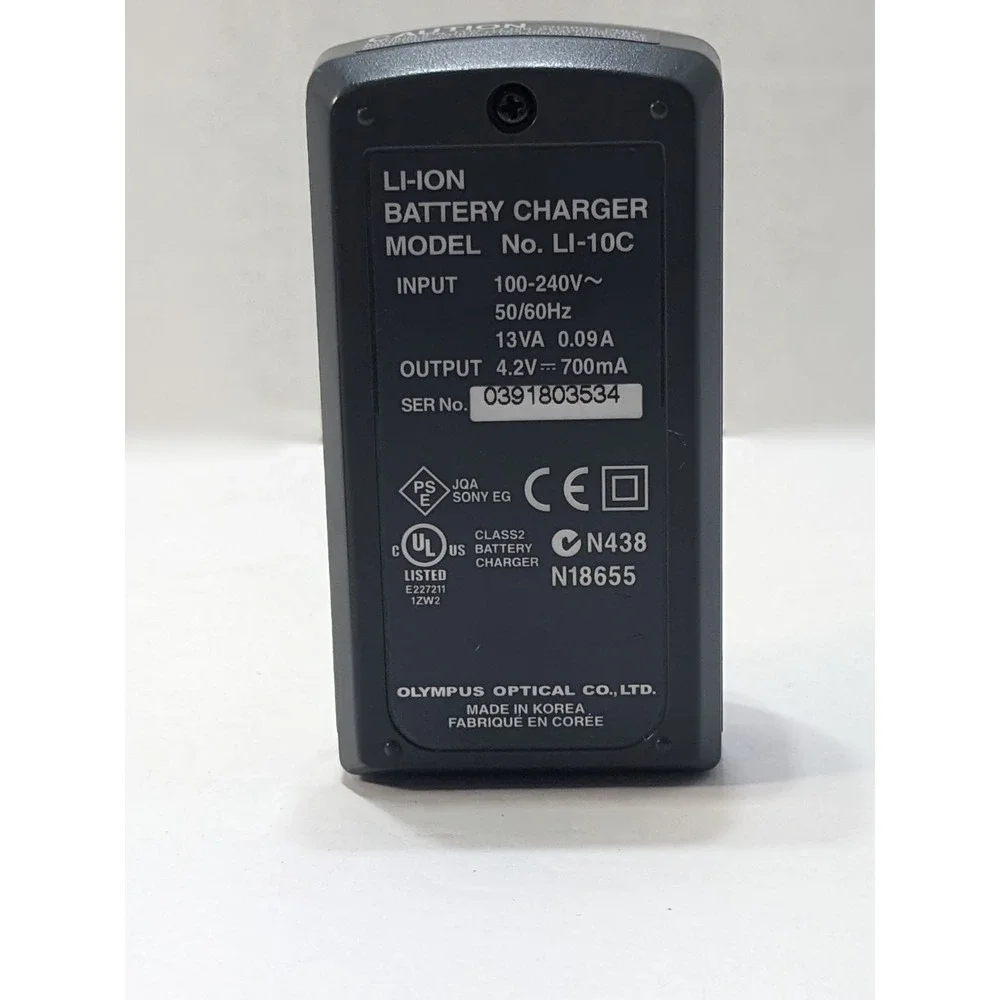 Olympus Battery Charger Li-10c Tested Working